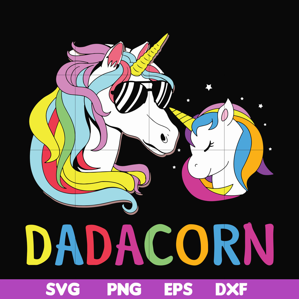 FTD123-Dadacorn svg, png, dxf, eps, digital file FTD123.jpg