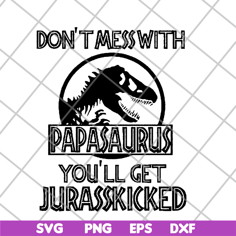 FTD24052118-Papa Saurus svg, png, dxf, eps digital file FTD24052118.jpg