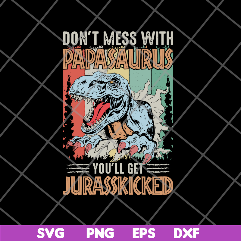 FTD24052121-Papa Saurus svg, png, dxf, eps digital file FTD24052121.jpg