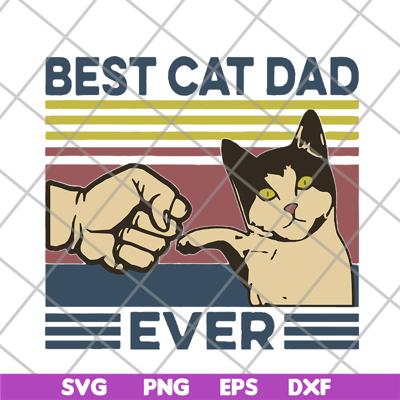 FTD26052122-BeSt cat dad ever svg, png, dxf, eps digital file FTD26052122.jpg