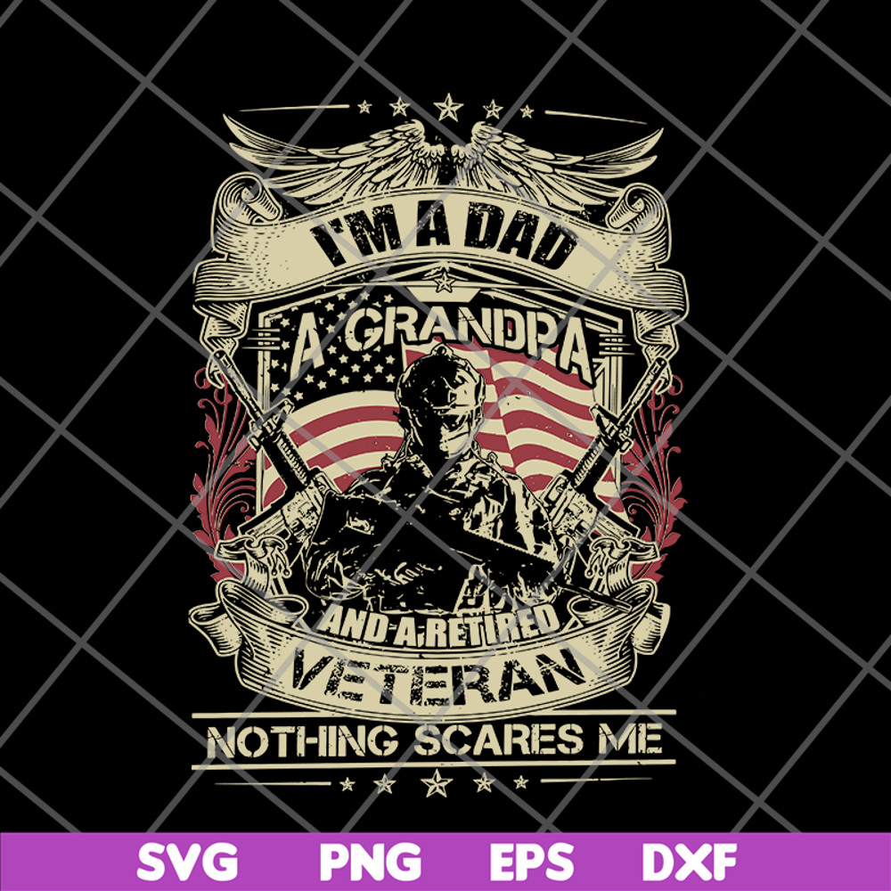 FTD27052107-Im A Dad A Grandpa svg, png, dxf, eps digital file FTD27052107.jpg