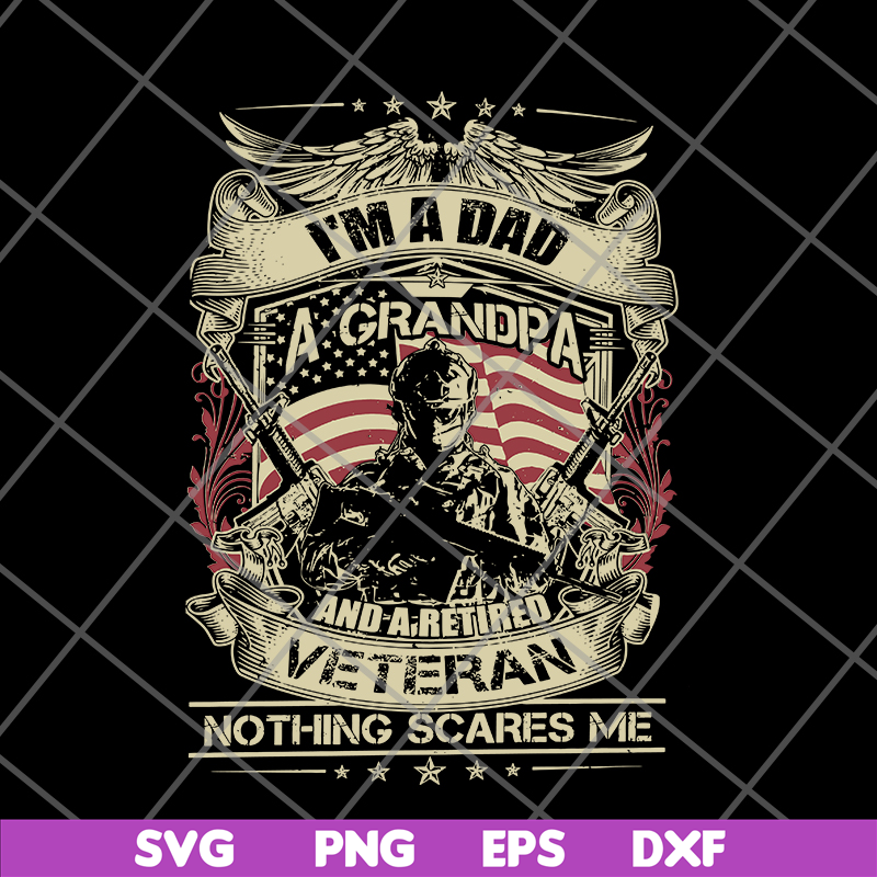 FTD27052107-Im A Dad A Grandpa svg, png, dxf, eps digital file FTD27052107.jpg