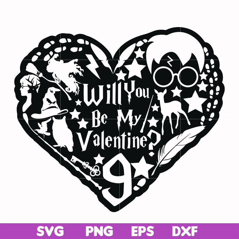HRPT00034-Will you be my valentine svg, png, dxf, eps file HRPT00034.jpg