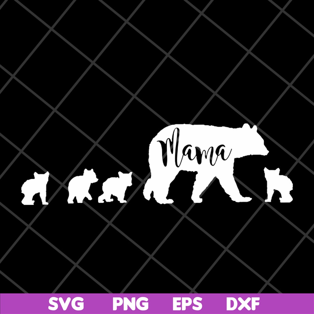 MTD03042127-Mama bears svg, Mother's day svg, eps, png, dxf digital file MTD03042127.jpg