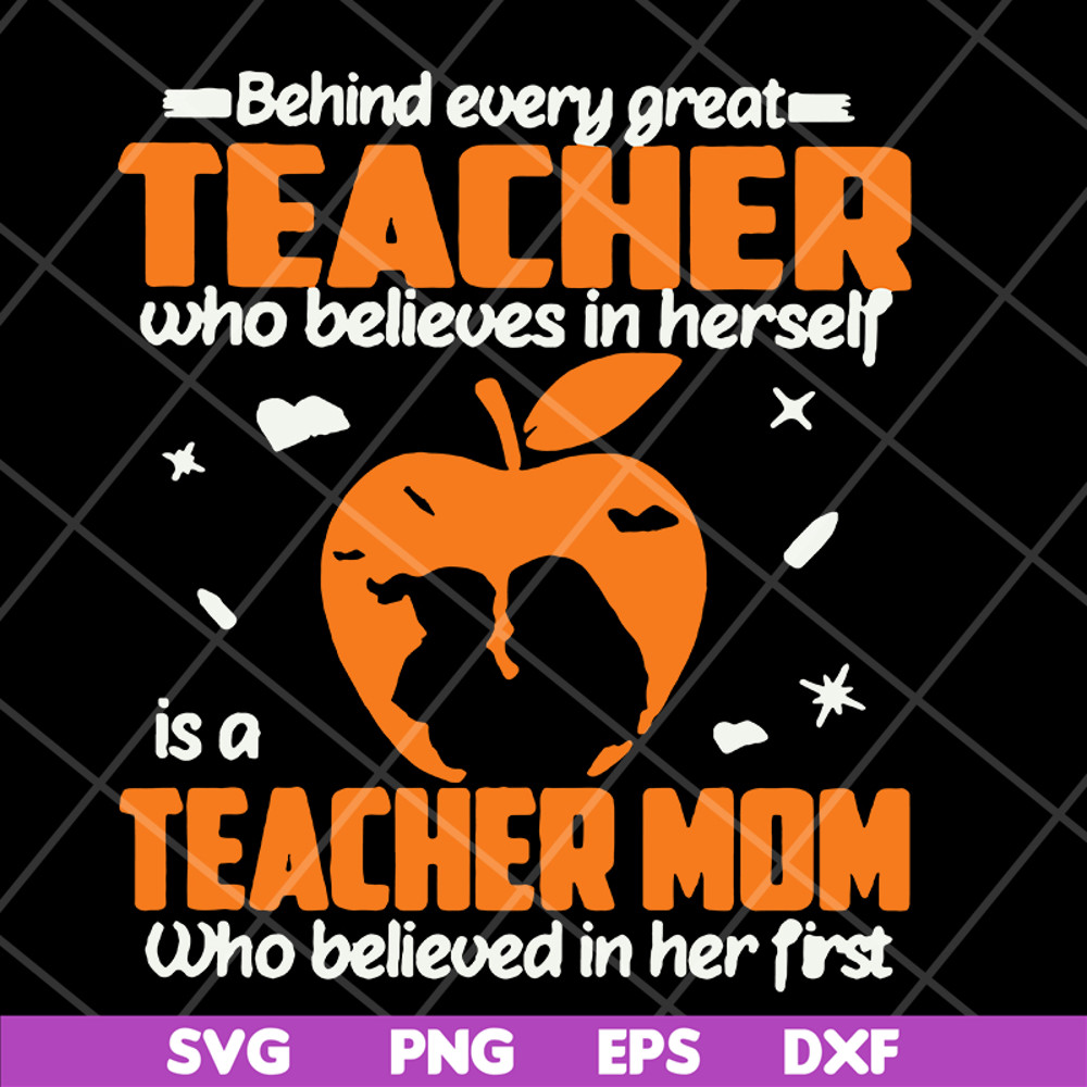 MTD15042109-Teacher mom svg, Mother's day svg, eps, png, dxf digital file MTD15042109.jpg