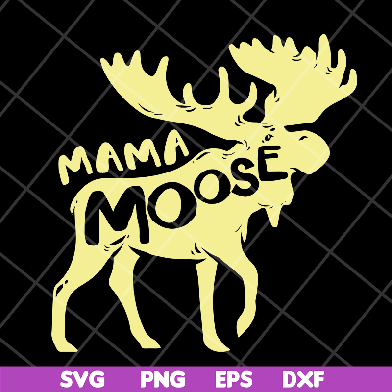 MTD15042124-Mama moose svg, Mother's day svg, eps, png, dxf digital file MTD15042124.jpg