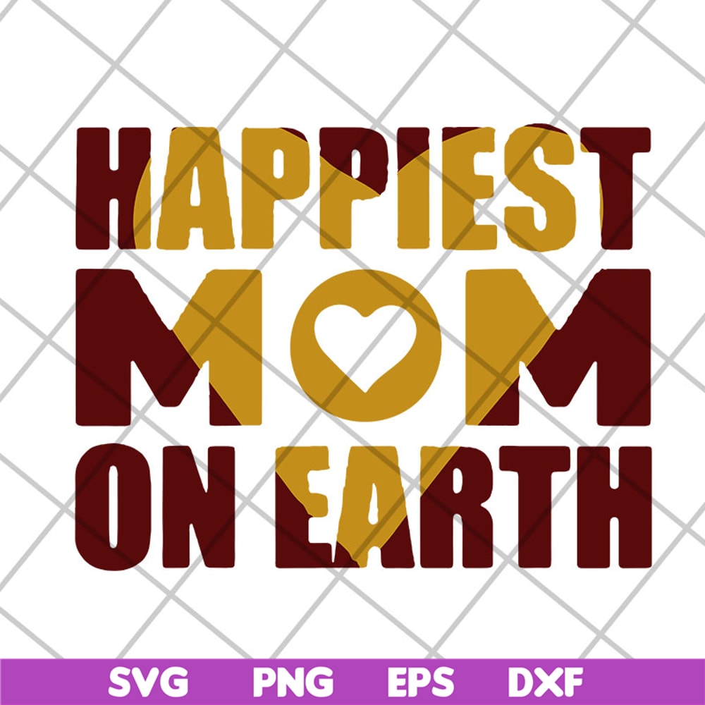 MTD23042138-Happiest mom on earth svg, Mother's day svg, eps, png, dxf digital file MTD23042138.jpg