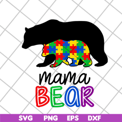 mama bear svg, mother's day svg, eps, png, dxf digital file mtd27042107