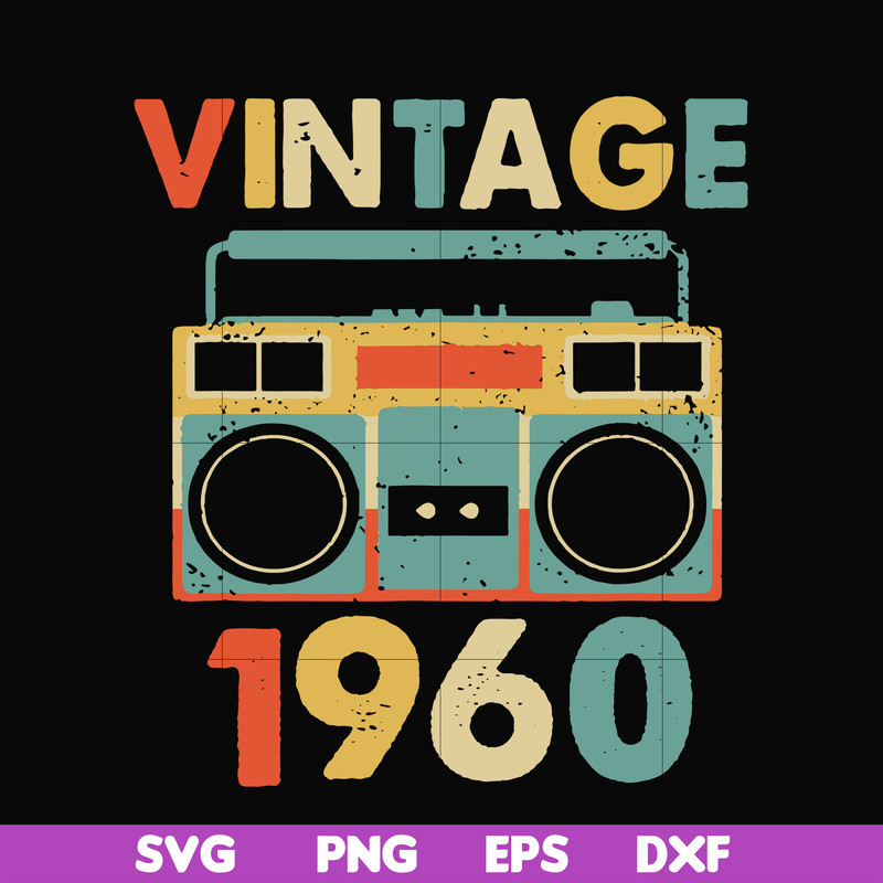 NBD0002-Vintage November 1960 svg, png, dxf, eps digital file NBD0002.jpg