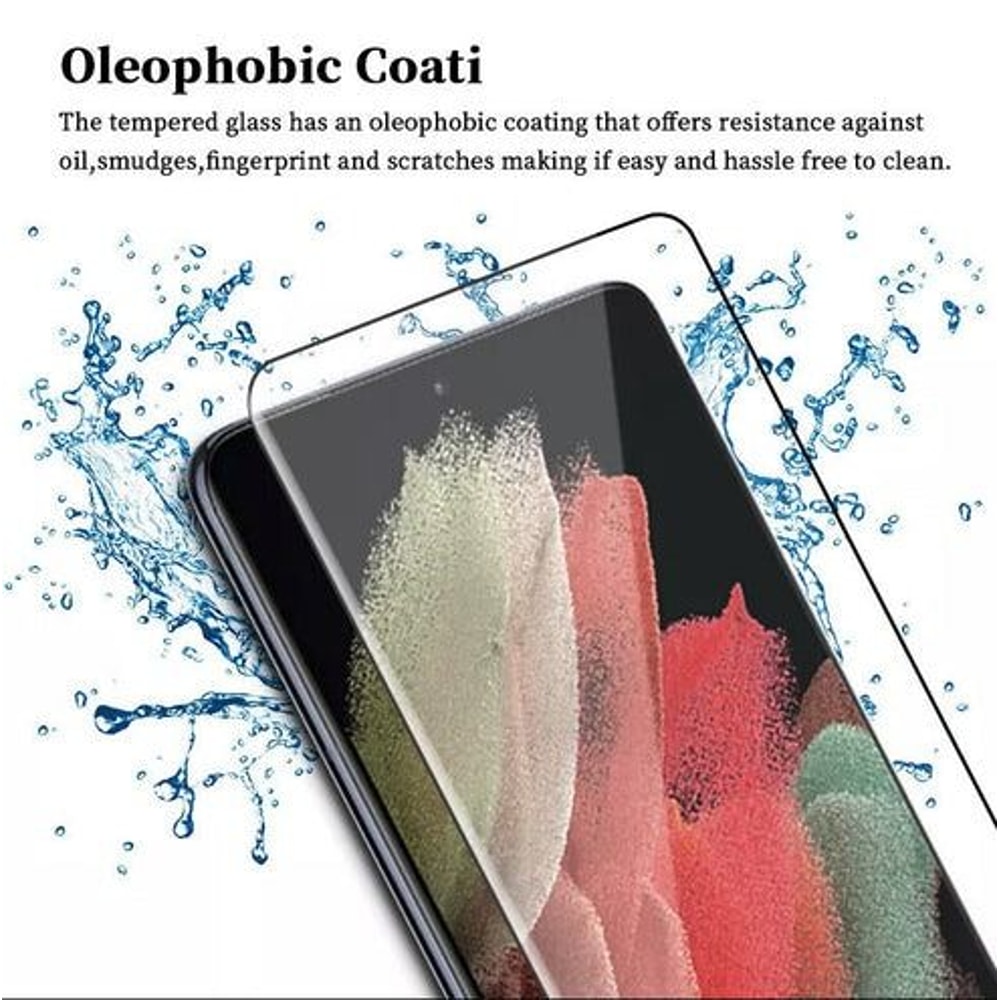 Samsung Galaxy S22 S23 Ultra Tempered Glass Screen Protector CaseFriendly Fingerprint Retention 4
