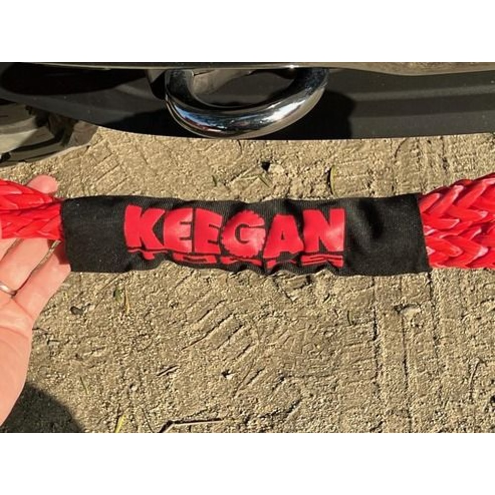 High Strength 65000 Lbs Soft Shackle Recovery Rope For SUV OffRoad Snatch Towing Jeep ATV Marine Re