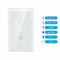 Smart Wall Touch Light Switch For Alexa Google WiFi Enabled Glass Panel Voice Control Remote Contro