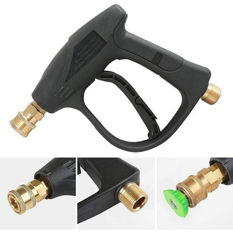 High Pressure Washer Gun Foam Spray Wand Car Wash Short Wand With Nozzle 11