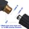High Pressure Washer Gun Foam Spray Wand Car Wash Short Wand With Nozzle 17