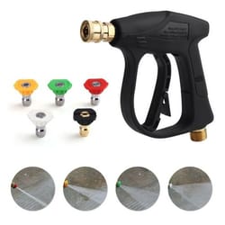 high pressure washer gun, foam spray wand, car wash short wand with nozzle