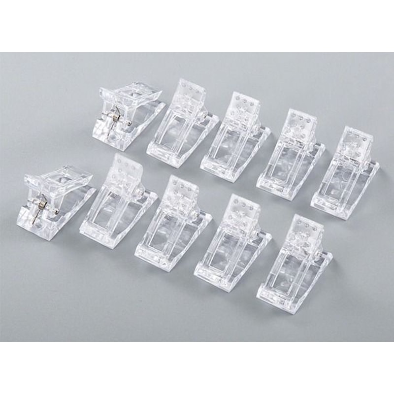 Quick Nail Tips Clip For Poly Builder Gel DIY Extension Clamp Clips For Easy Nail Art 8