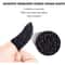 Mobile Sweatproof Gloves Screen PUBG Gaming Finger Sleeve For Game Controller NanoLevel Silver Fibe 6