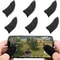 Mobile Sweatproof Gloves Screen PUBG Gaming Finger Sleeve For Game Controller NanoLevel Silver Fibe 8