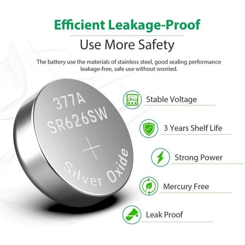Watch Battery Silver Oxide Battery For Reliable Performance 3