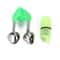 LED Night Fishing Bite Bait Alarm Bells Rod Tip Clip Alert Ring Green LED Lights For Night Fishing 0