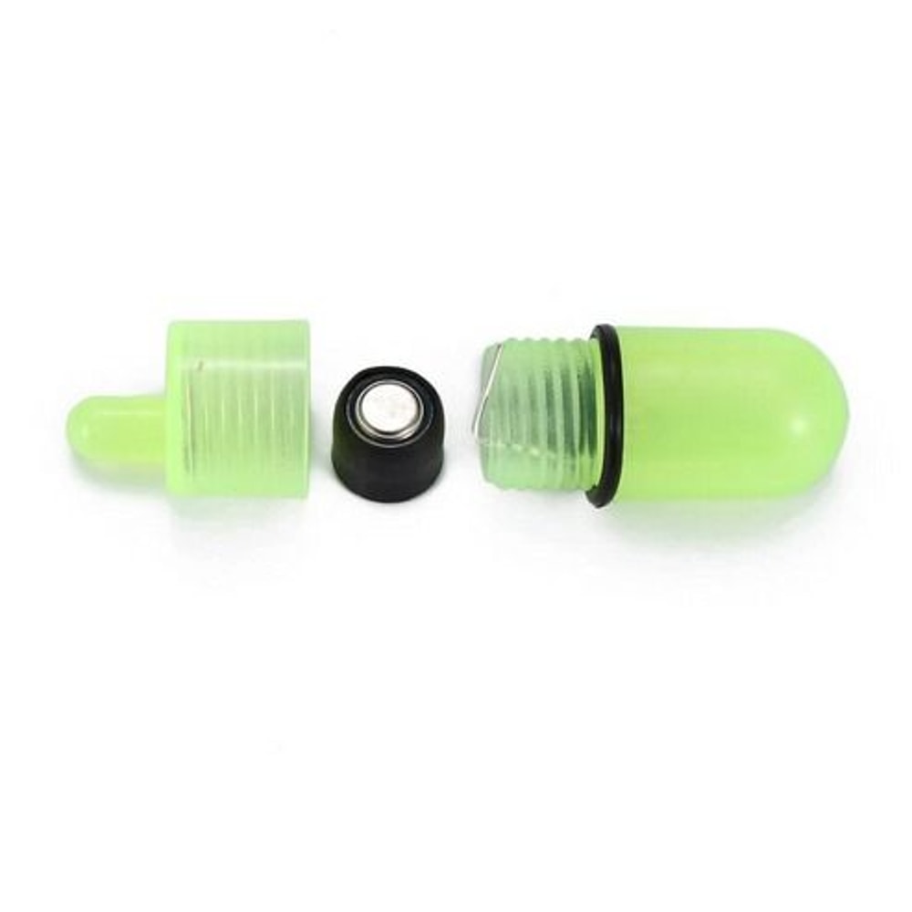LED Night Fishing Bite Bait Alarm Bells Rod Tip Clip Alert Ring Green LED Lights For Night Fishing 6