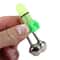 LED Night Fishing Bite Bait Alarm Bells Rod Tip Clip Alert Ring Green LED Lights For Night Fishing 9