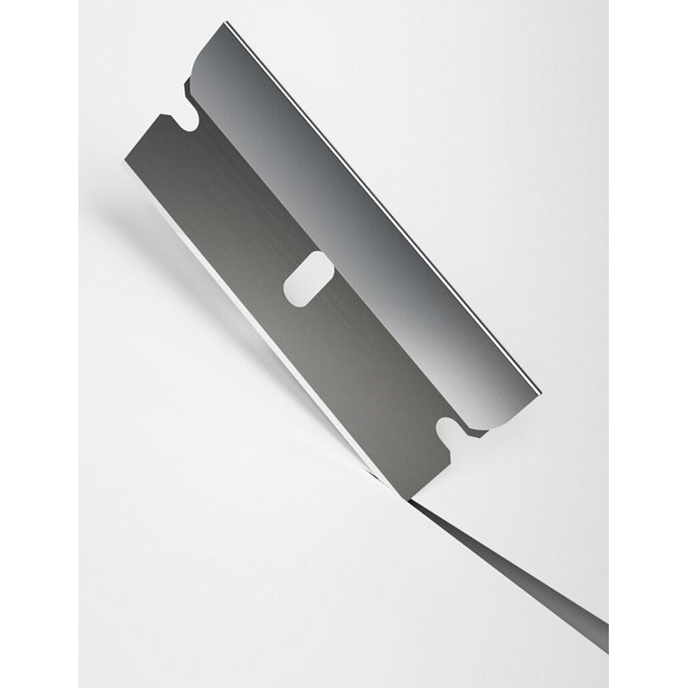Single Edge Razor Blades 100 Pcs Extra Sharp Heat Treated Safety Knife Scrapers For Effective Paint 9