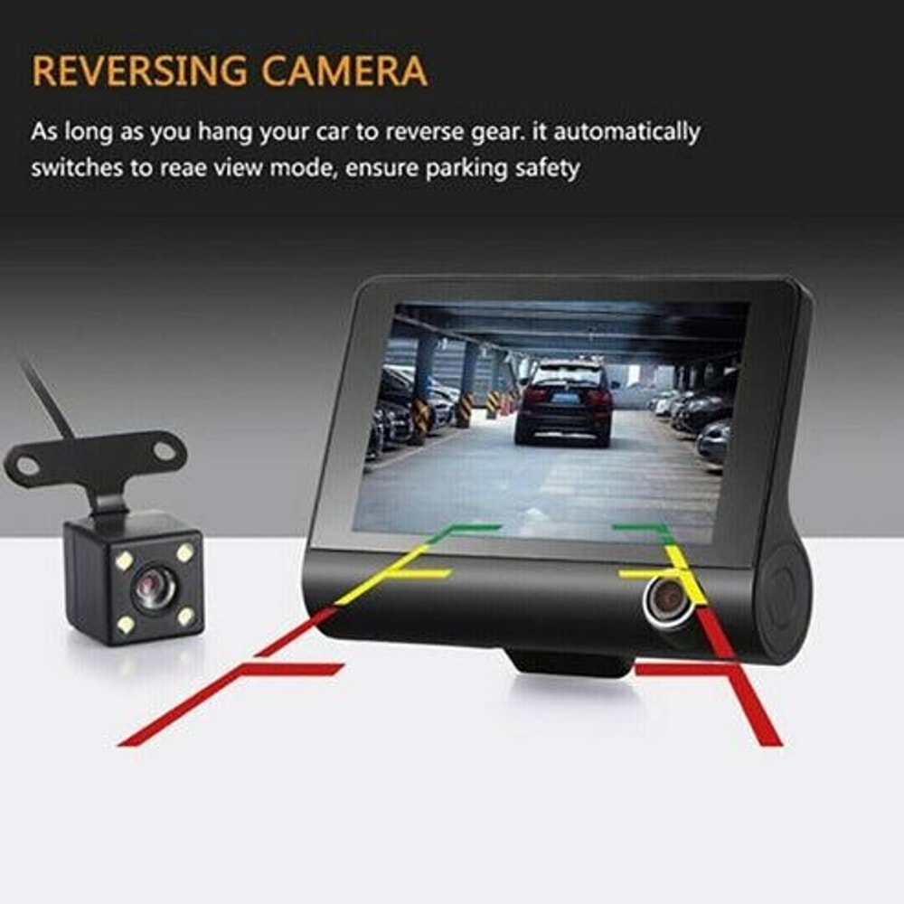 Car DVR Dual Lens HD Dash Cam Recorder Video Rearview Camera With GSensor Night Vision Motion Detec 6