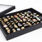 100Slot Jewelry Ring Display Organizer Tray Holder For Earrings DustProof Storage Box Velvet Lined 1