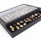 100Slot Jewelry Ring Display Organizer Tray Holder For Earrings DustProof Storage Box Velvet Lined 3