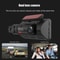 Dual Lens Car DVR Dash Cam Front And Interior Camera With GSensor Emergency Accident Lock Parking M 0