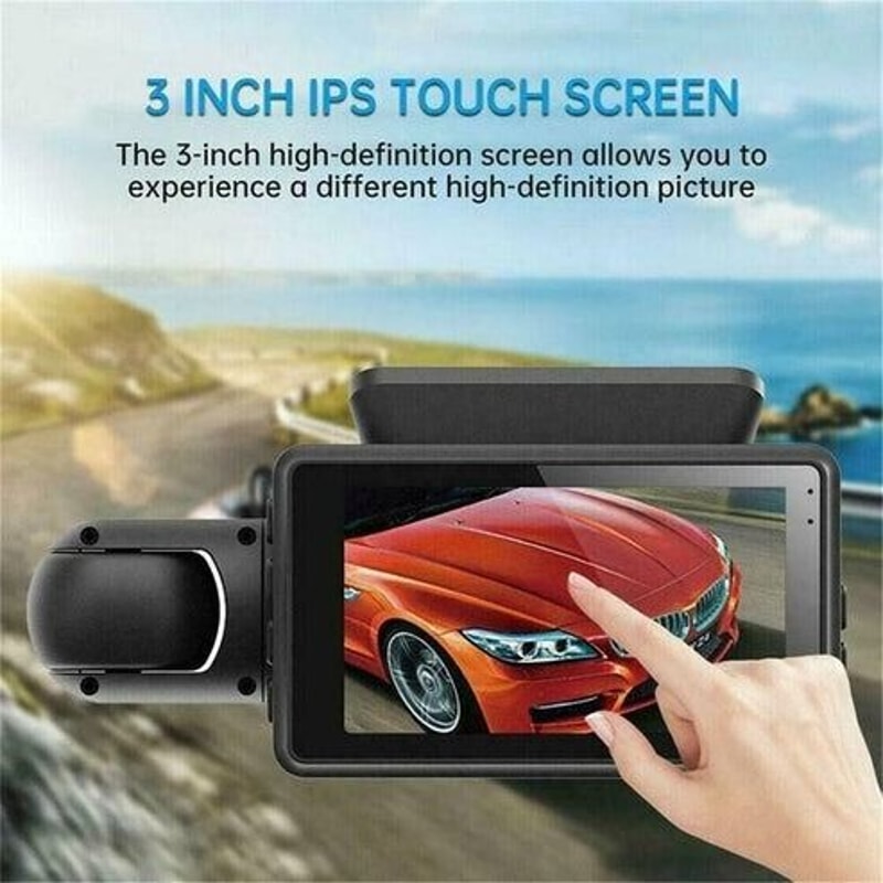Dual Lens Car DVR Dash Cam Front And Interior Camera With GSensor Emergency Accident Lock Parking M 10