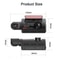 Dual Lens Car DVR Dash Cam Front And Interior Camera With GSensor Emergency Accident Lock Parking M 5