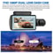 Dual Lens Car DVR Dash Cam Front And Interior Camera With GSensor Emergency Accident Lock Parking M 8