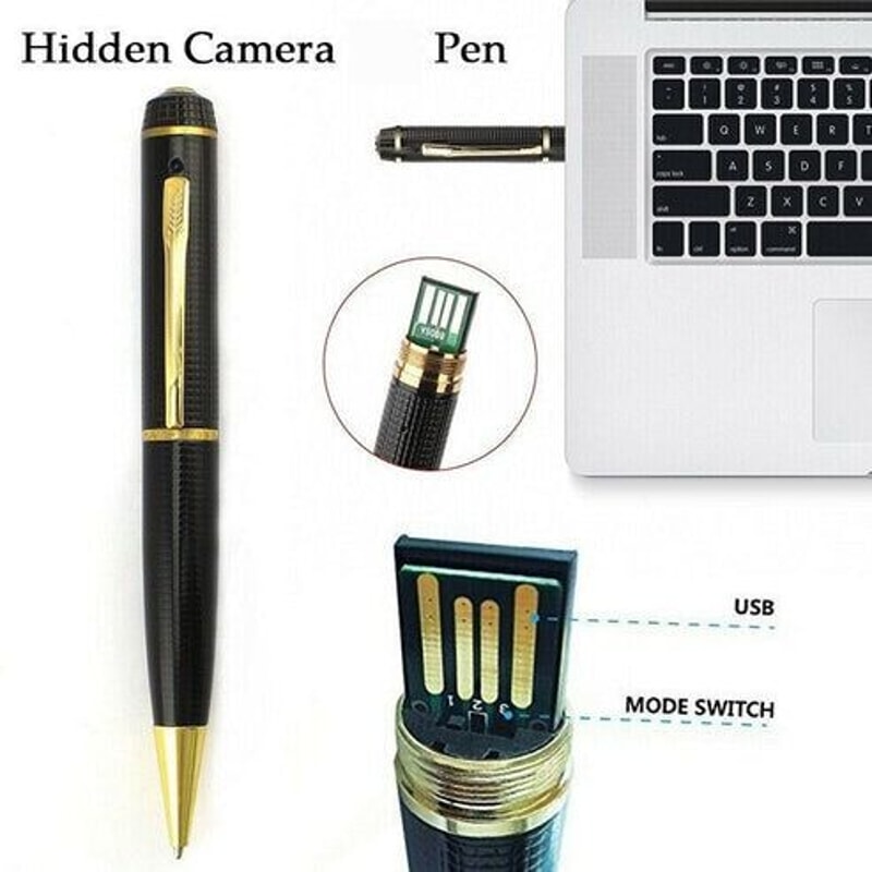 Mini Body Video Recorder Hidden Camera Pen Portable USB DVR HighQuality Security Cam For OntheGo U