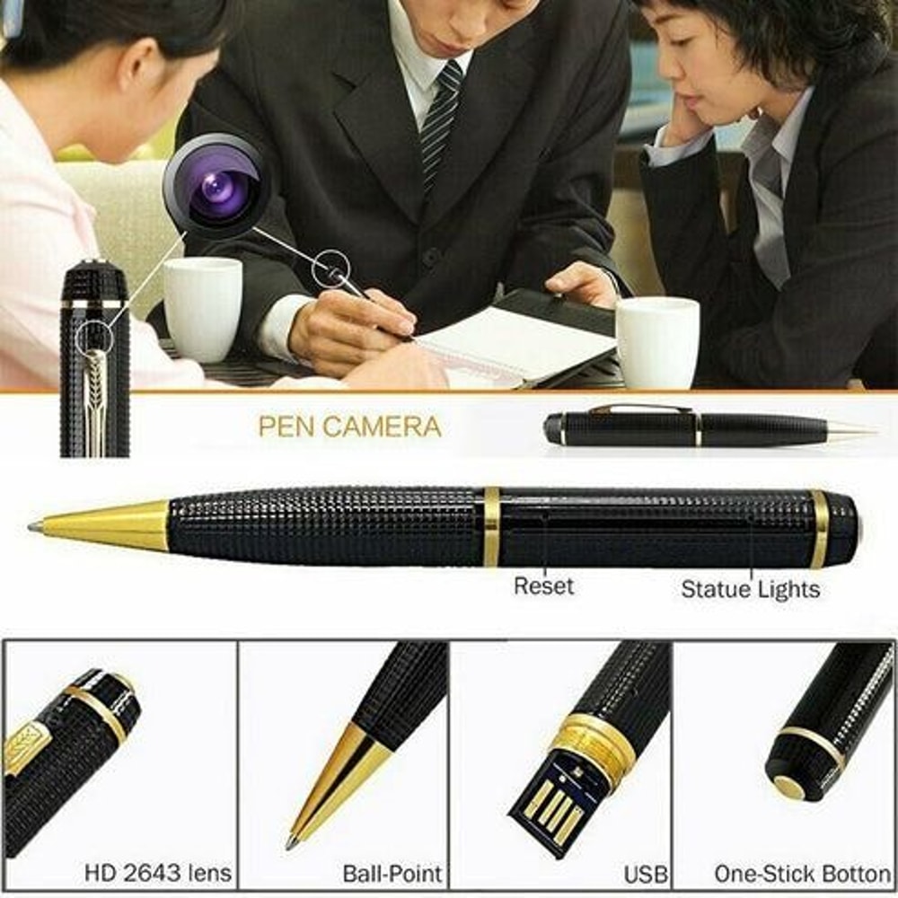 Mini Body Video Recorder Hidden Camera Pen Portable USB DVR HighQuality Security Cam For OntheGo U
