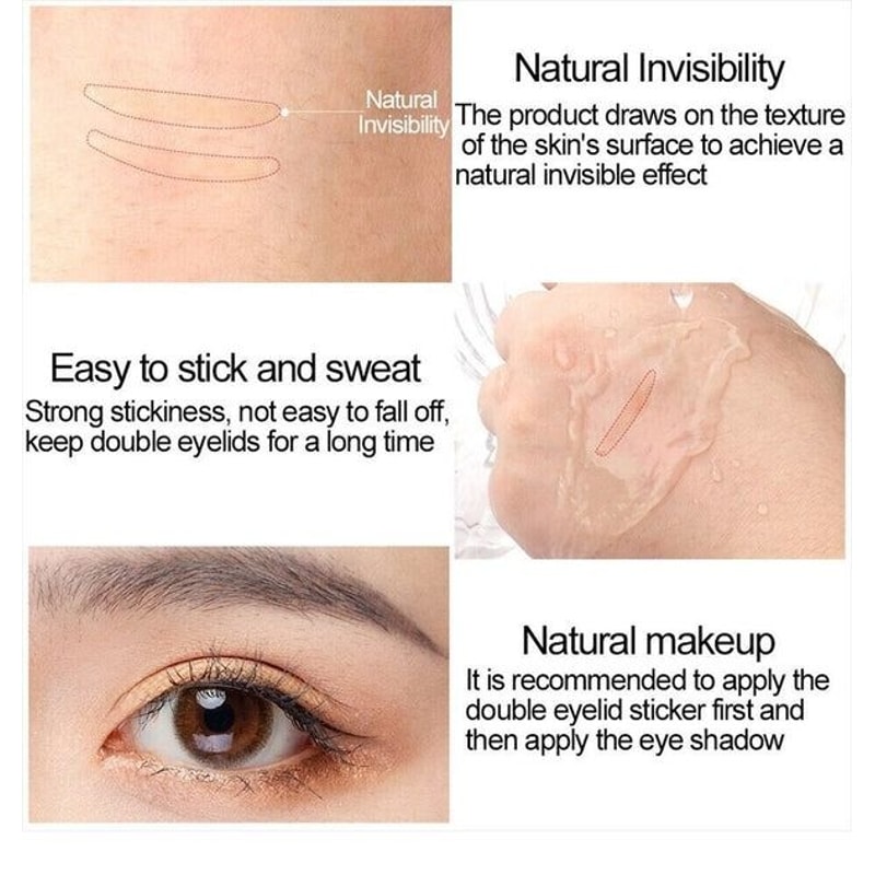 Double Eyelid Adhesive Invisible Lace Eye Lift Strips Style Tape Sticker For Droopy And Hooded Eyel 6