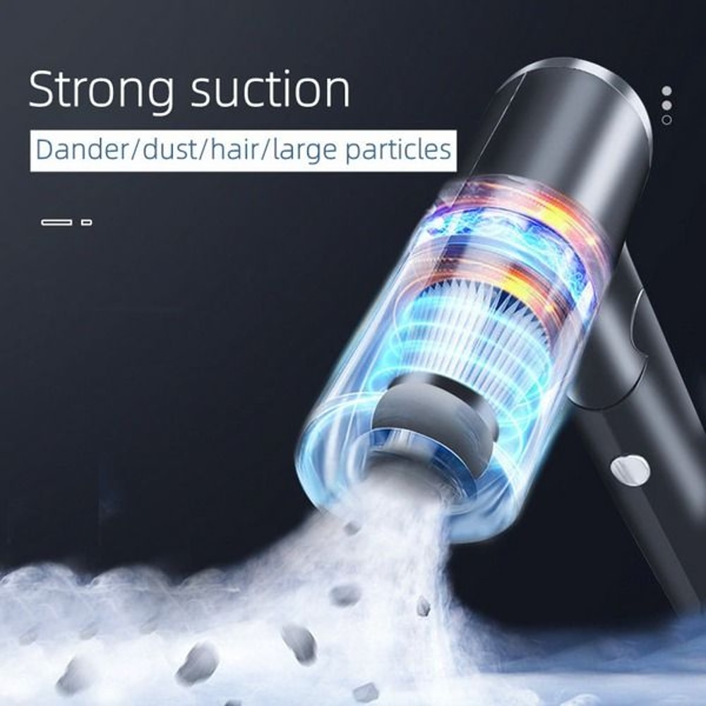Mini Portable Cordless Handheld Vacuum Cleaner Strong Power For Car Auto Home WetDry Wireless Clean 7