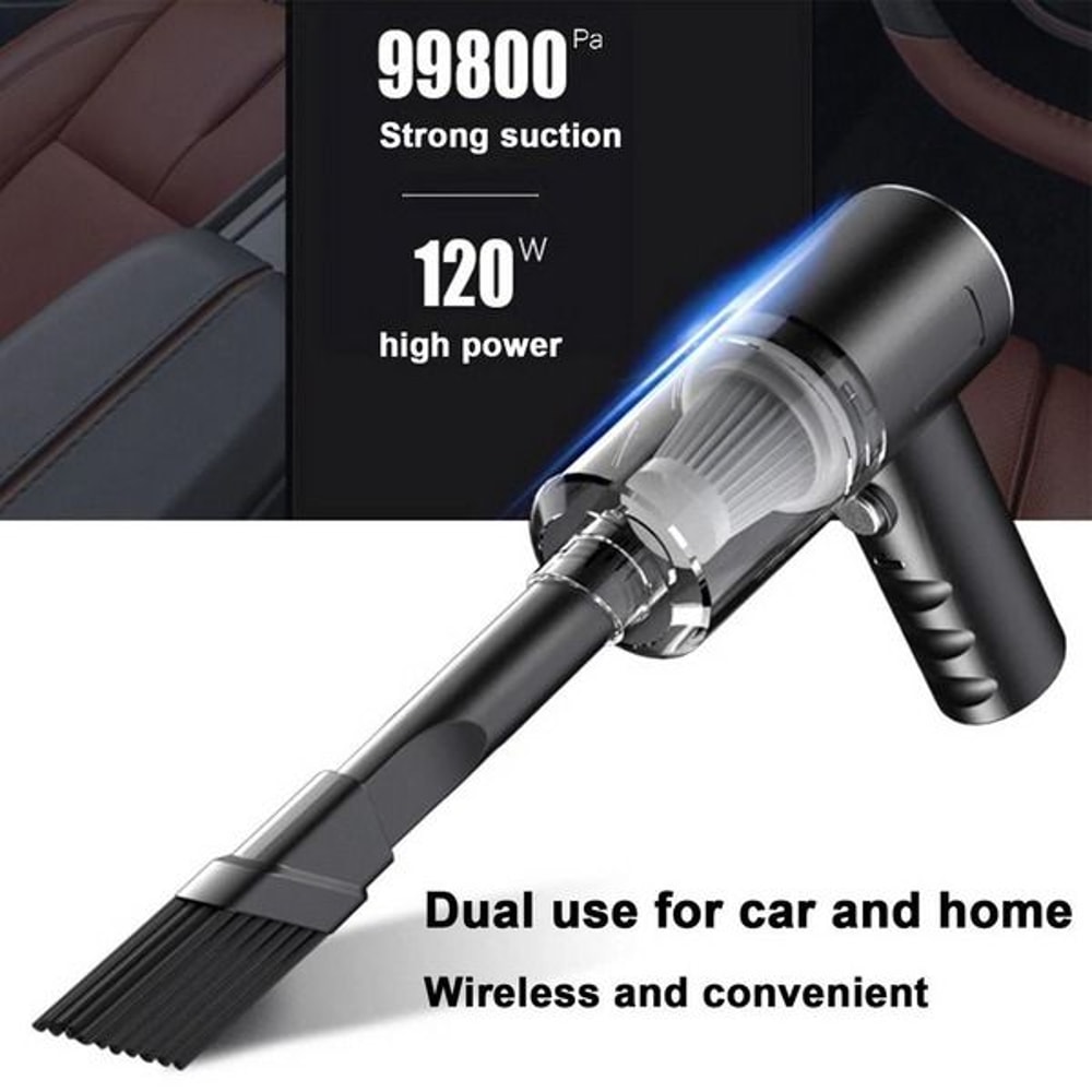 Mini Portable Cordless Handheld Vacuum Cleaner Strong Power For Car Auto Home WetDry Wireless Clean 10
