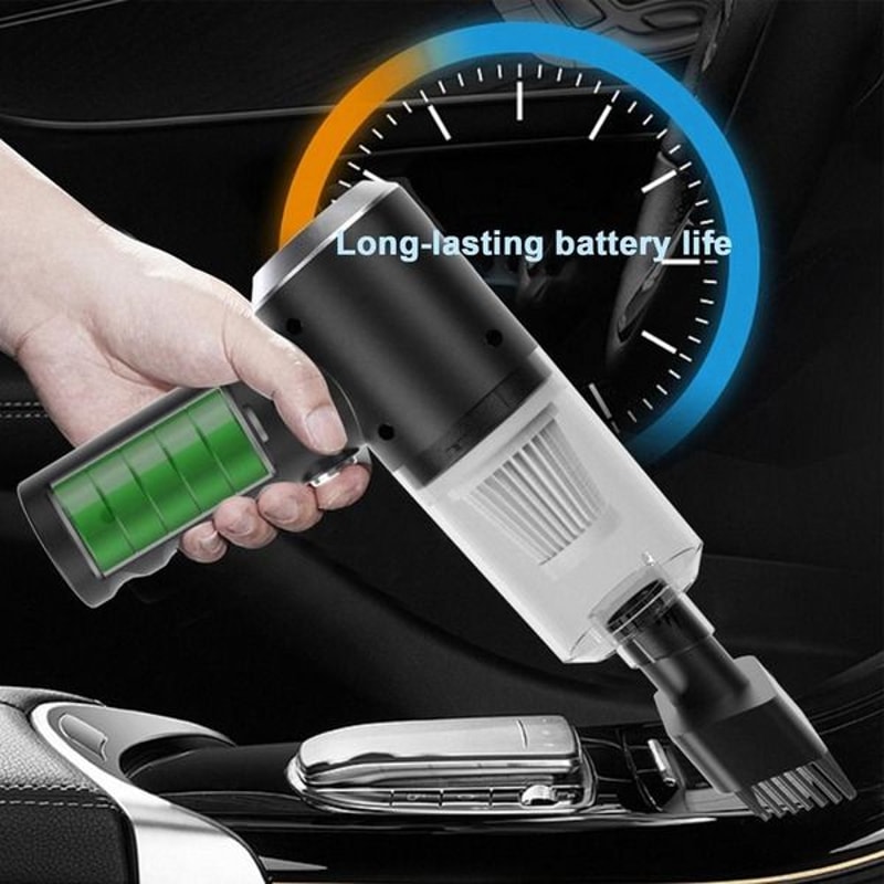 Mini Portable Cordless Handheld Vacuum Cleaner Strong Power For Car Auto Home WetDry Wireless Clean 12