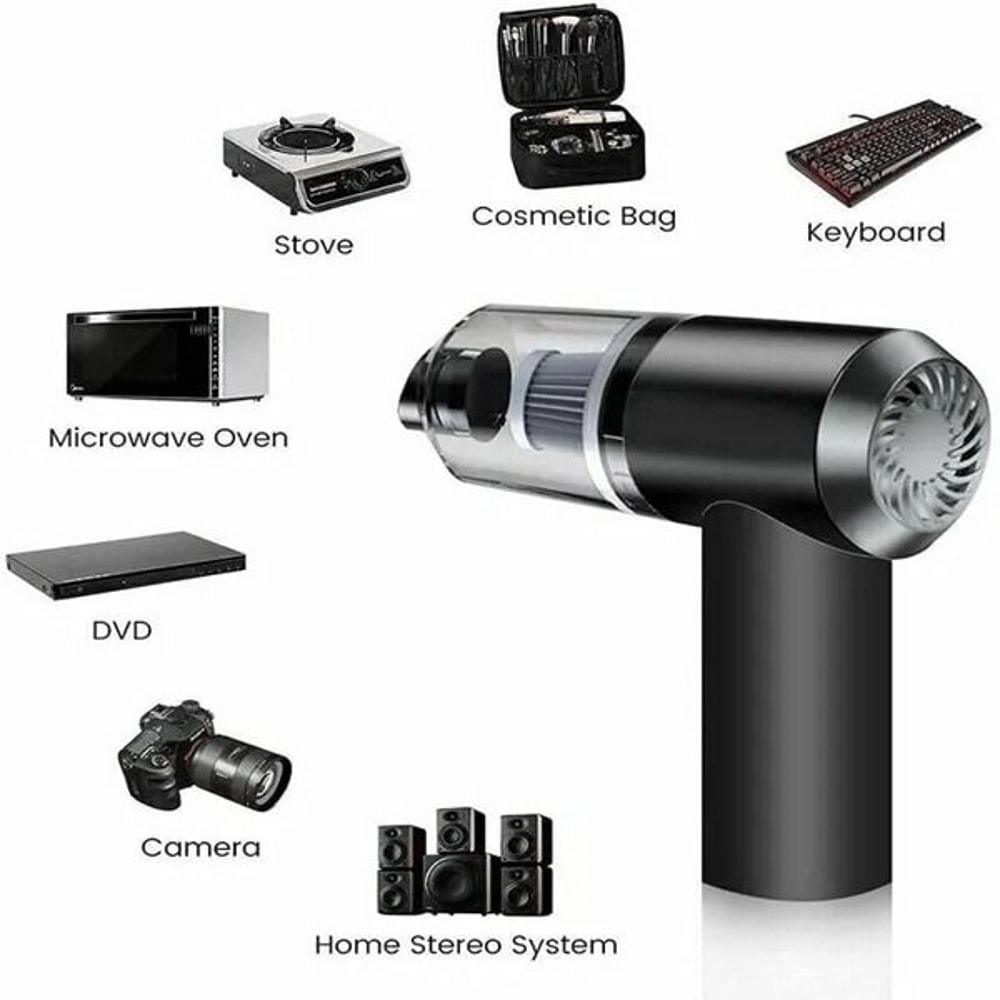 Mini Portable Cordless Handheld Vacuum Cleaner Strong Power For Car Auto Home WetDry Wireless Clean 13