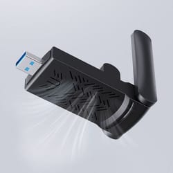 long range dual band wireless usb wifi adapter, high-speed antennas, windows & linux compatible