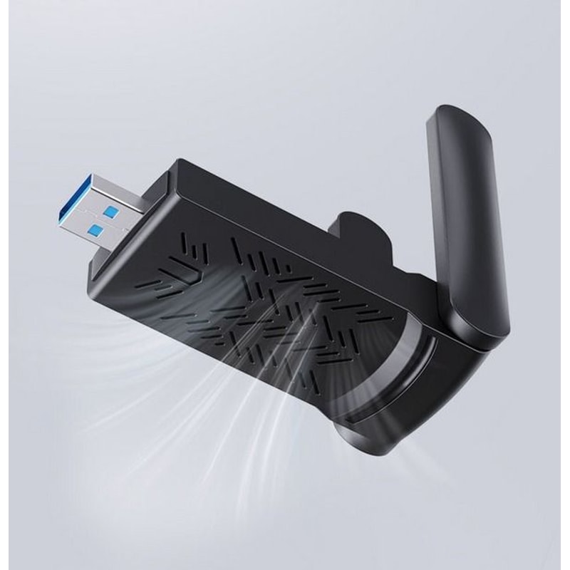 Long Range Dual Band Wireless USB WiFi Adapter HighSpeed Antennas Windows Linux Compatible 0