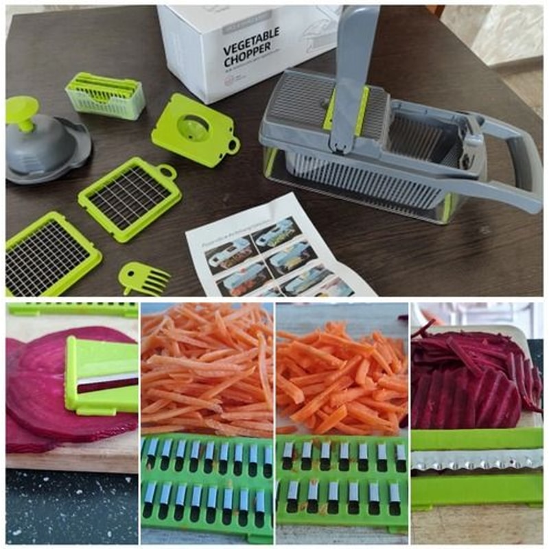 Vegetable Fruit Chopper Food Onion Veggie Dicer MultiFunction Slicer Cutter Kitchen Gadget 2