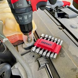 quick change power nut driver bit set, mm & sae , impact hex shank hex, tool kit for home repairs