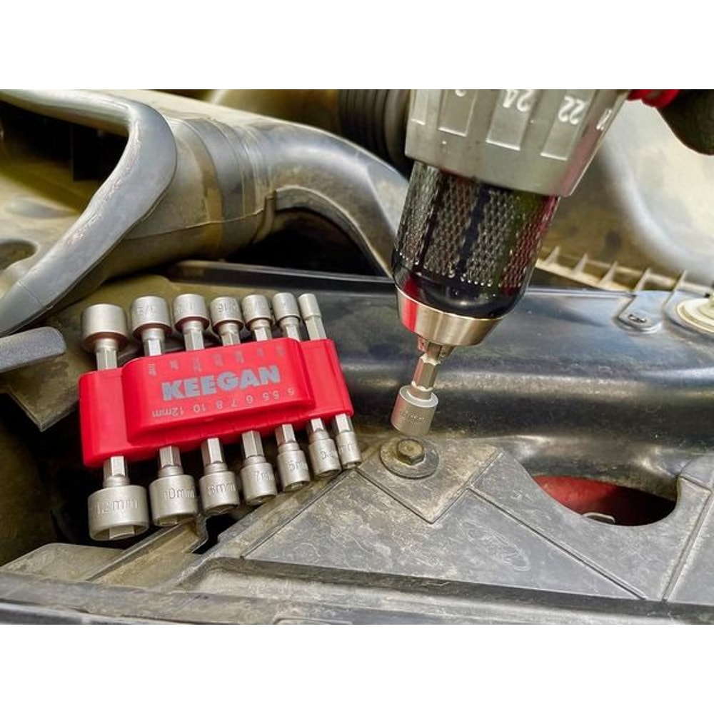 Quick Change Power Nut Driver Bit Set MM SAE Impact Hex Shank Hex Tool Kit For Home Repairs 2