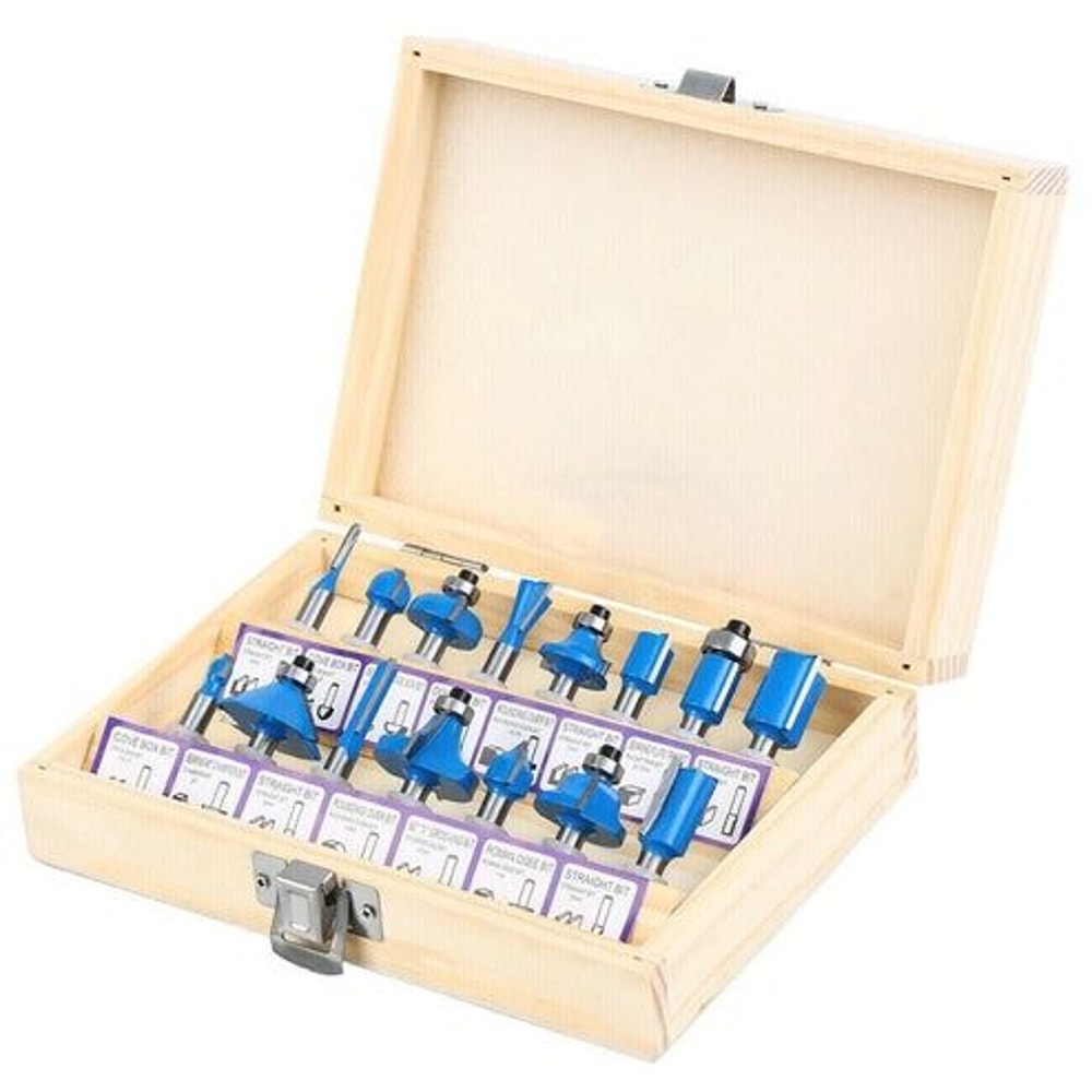 Tungsten Carbide Carbon Milling Cutter Router Bit Set Shank Versatile Durable For Woodworking And 0