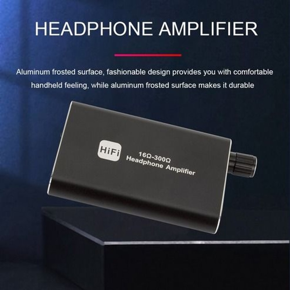 Portable HIFI Headphone Amplifier Earphone AMP With Audio USB Cable For Ultimate Listening 11