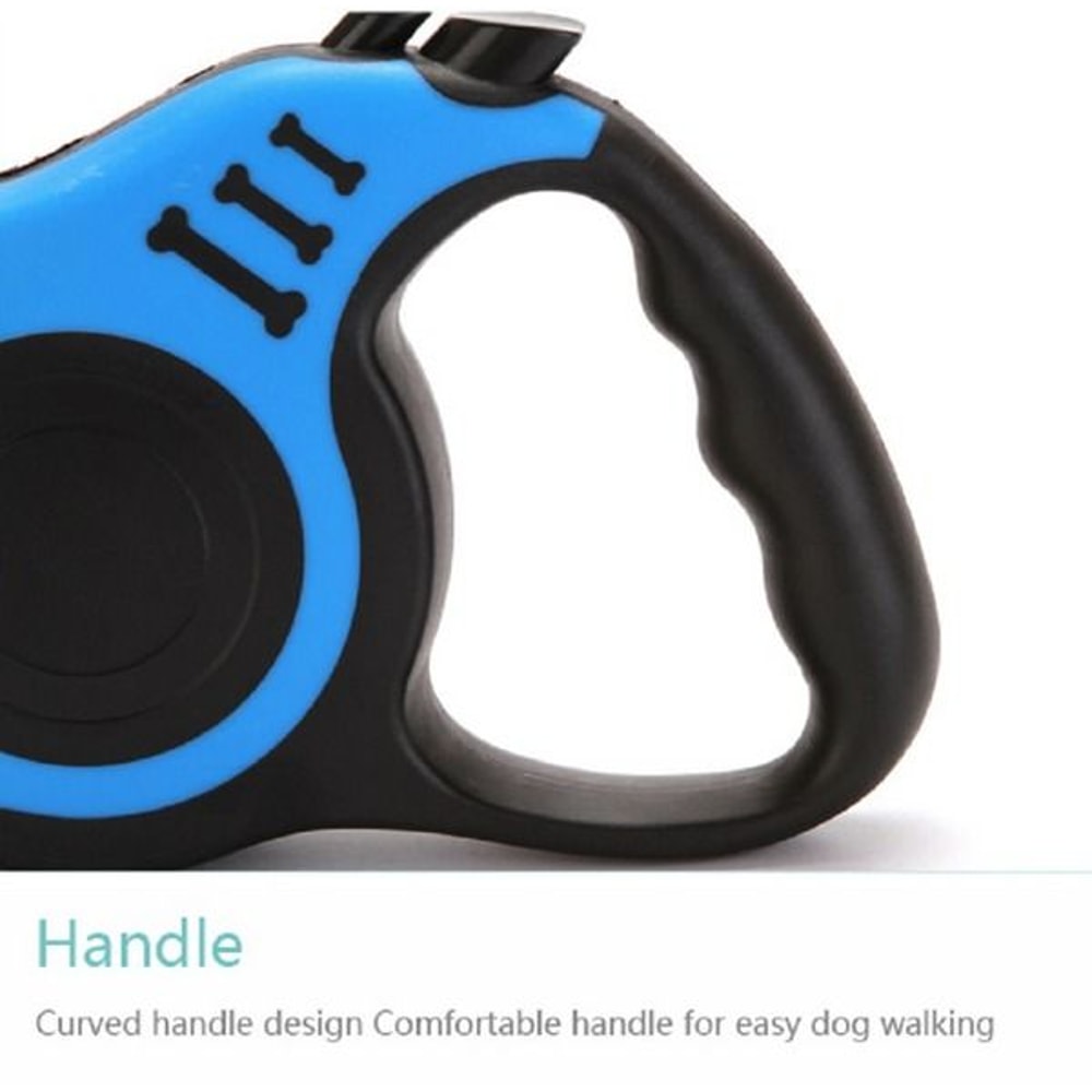 Automatic Retractable Dog Leash Walking Lead With Comfortable Grip Brake Lock System Ecofriendly D 8