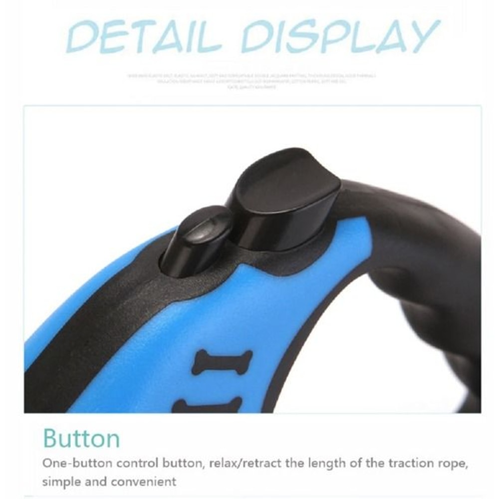 Automatic Retractable Dog Leash Walking Lead With Comfortable Grip Brake Lock System Ecofriendly D 9
